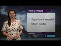 Clare Nasir 5 News Weather 25 02 2020