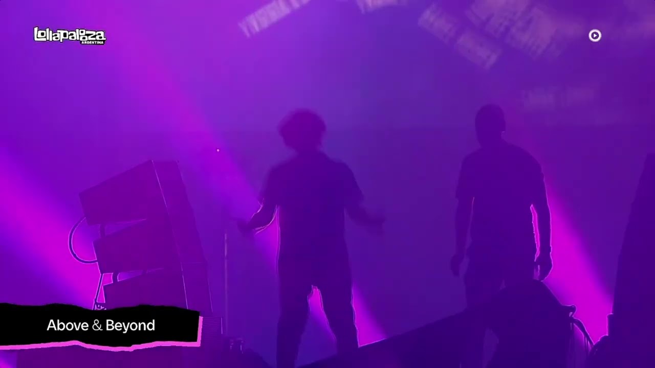 Above & Beyond DJ Booth Fall @ Lollapalooza Argentina 2024