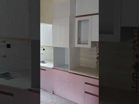 Plywood u shape modular kitchen