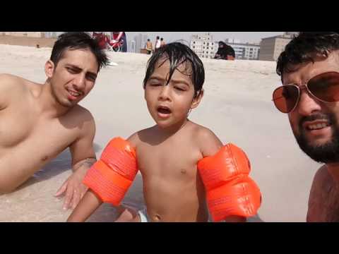 Beach time out with eyad