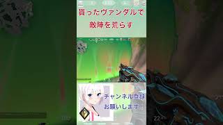 【VALORANT】味方から貰ったヴァンダルで信頼に答える【ヴァロラント】#valorant #valorantclips #ヴァロラント