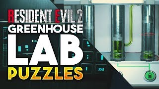 RE2 Greenhouse Lab Puzzle Codes! 1st & 2nd Run/Playthrough Solution! Resident Evil 2 Remake