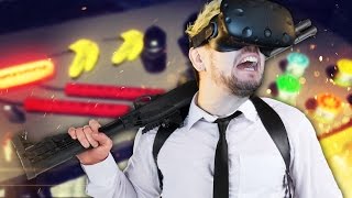 DON'T TRUST JACK WITH GUNS | Hot Dogs Horseshoes & Hand Grenades (HTC Vive Virtual Reality)