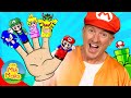 Super Mario Bros Finger Family Nursery Rhymes Kids Songs Pretend Play