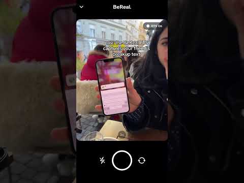 the BTS feature on BeReal is an actual threat #bereal #bts #behindthescenes #shorts