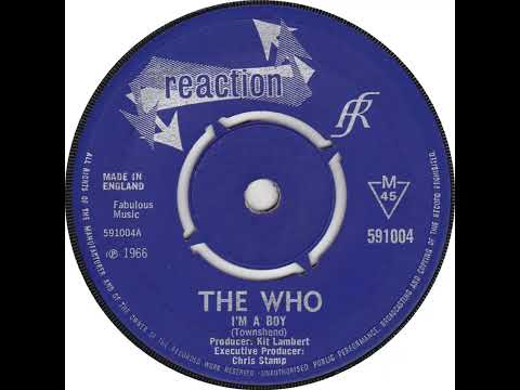 UK New Entry 1966 (275) The Who - I'm A Boy