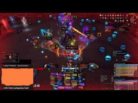 Segmented vs Mythic Hungering Destroyer Undergeared alt Resto Shaman PoV