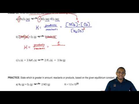The Equilibrium Constant K