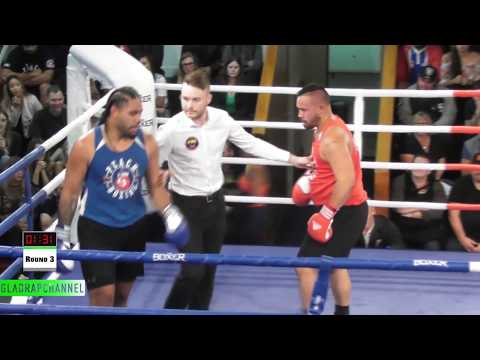 Fight 1: Jack Luafalealo vs Jake "The Muss" Pulemagafa - Peach Boxing's Trading Punches @ ABA