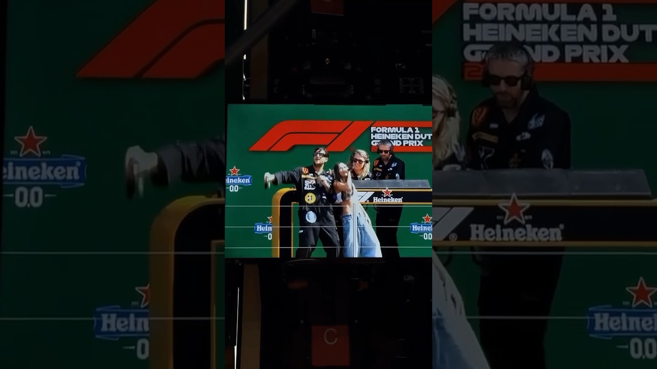 For the first time at F1 ❤️