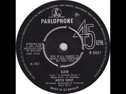 UK New Entry 1967 (277) Keith West - Sam (From ''A Teenage Opera'')