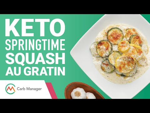 Keto Springtime Squash Au Gratin Recipe