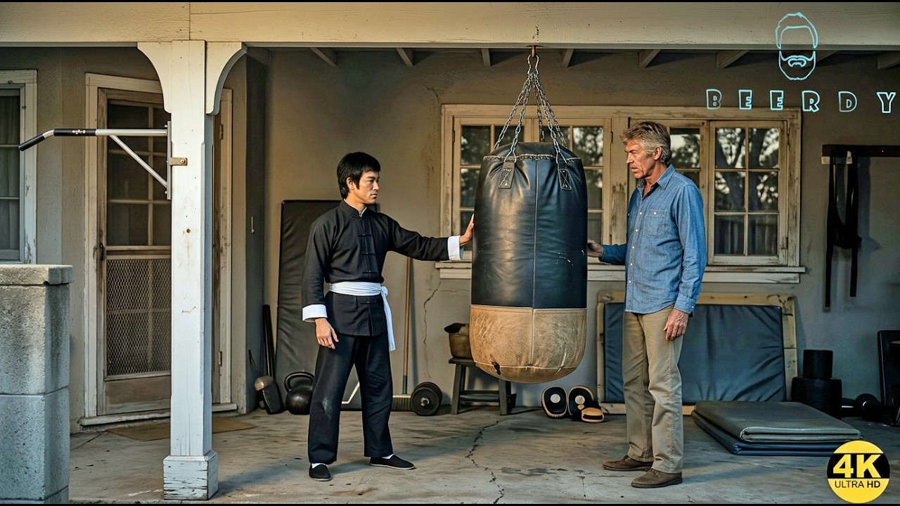 Bruce Lee Showing James Coburn How It's Done! (RARE FOOTAGE)