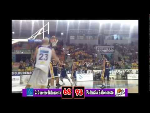Mini resumen Club Ourense Baloncesto - Palencia Baloncesto. Jornada 1. 20012/2013