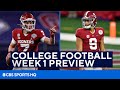 College Football Week 1 Preview and Picks | CBS Sports HQ