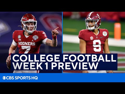 College Football Week 1 Preview and Picks ' CBS Sports HQ