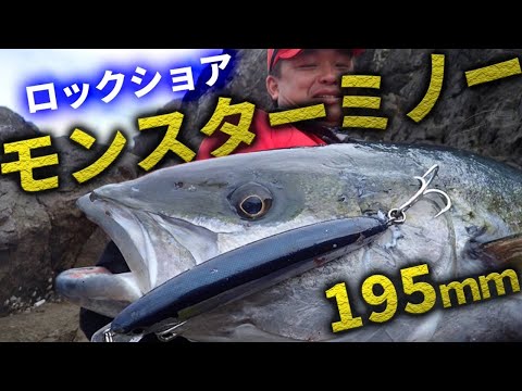 ロックショア青物専用ジャーキングミノー ボアーSS195