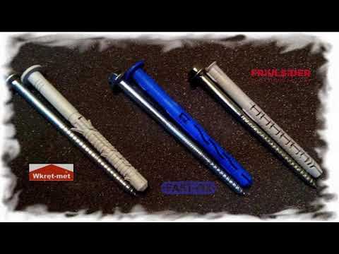 Выбираем рамный дюбель  Fast-Fix FX-K 10х120 / Etanco fm x5 10х115 / Wkret-met KPR Fast 10х120..
