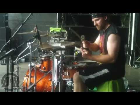 UNEARTH@ The Great Dividers-Live in  METALFEST Poland 2013 (Drum Cam)