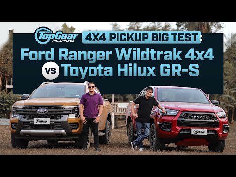 Ford Ranger Wildtrak 4x4 vs Toyota Hilux GR-S: 4x4 Pickup Big Test | Top Gear Philippines