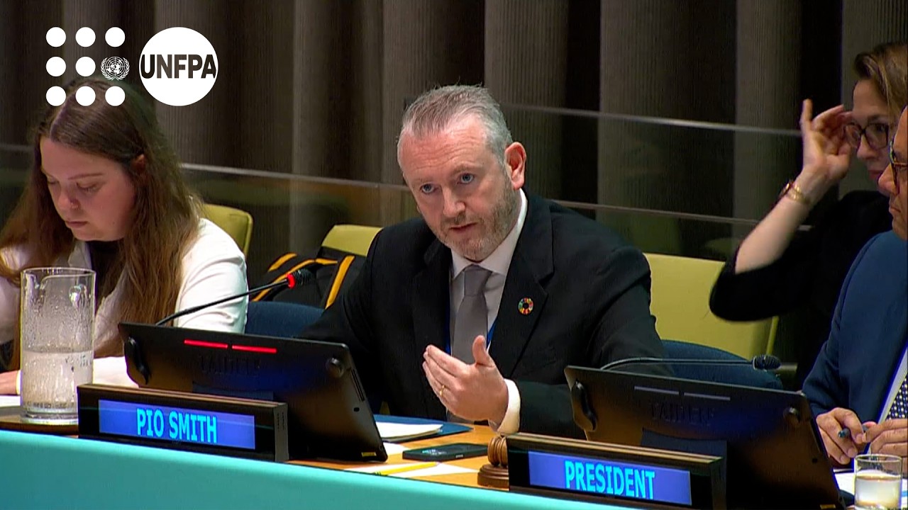 UNFPA Deputy Executive Director a.i. Mr. Pio Smith at the ECOSOC Youth Forum