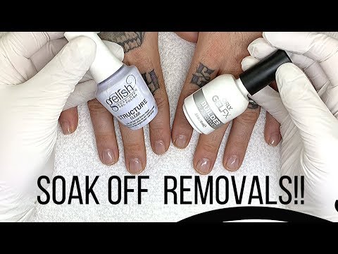 GELISH “STRUCTURE” & ORLY “BUILDER IN A BOTTLE”. WEAR TEST and SOAK OFF.