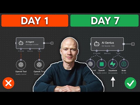 I built an AI Agent That Gets Smarter Every Day (n8n + RAG)