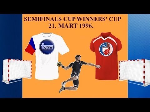 Handball гандбол1996 RK Crvena Zvezda Beograd Teka Santander semifinals Cup Winners' Cup