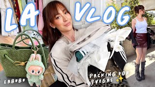 Packing for Remi's Bachelorette, Clothing Haul + Labubu Unboxing!!