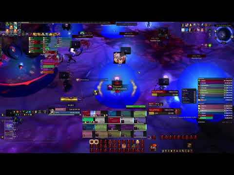 Carapace of N'Zoth  Ny'alotha Raid Mythic Guild Epic Wipe - Ragnaros holy paladin pov