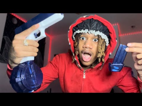 Unboxing Water Gun Glock With Drum Mag🔫