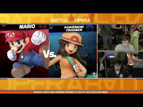Youmacon 2019 SSBU Top 48 - Hex (Mario) vs R.A.G.E (PKMN Trainer)