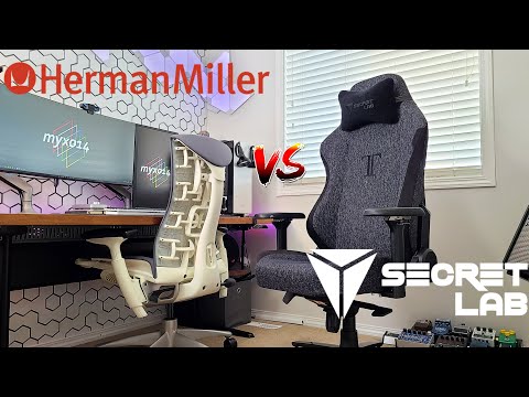 The TITAN Of All Gaming Chairs | Secretlab Titan vs Herman Miller Embody vs Steelcase Leap V2 Review