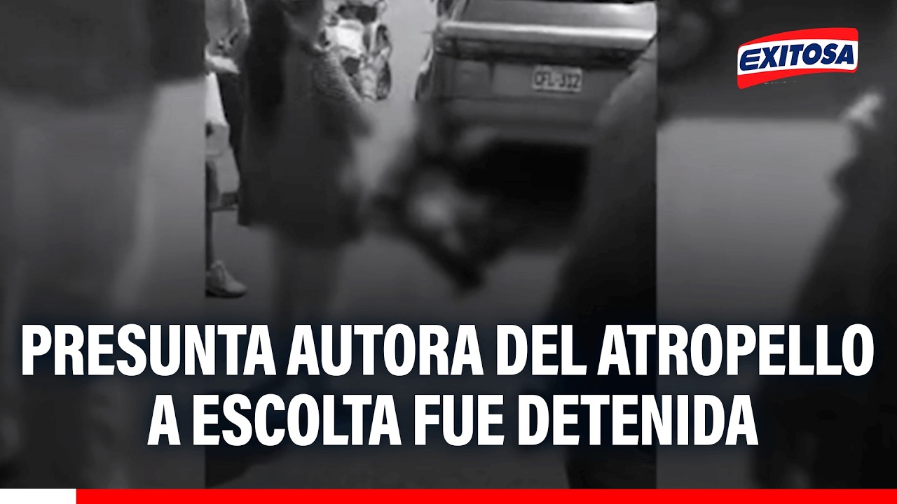 🔴🔵 Detienen a la presunta autora del fatídico atropello contra escolta del ministro de Defensa