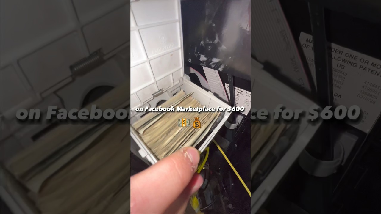 How Much My $600 Vending Machine Made in a Month 💰 #vendingmachine