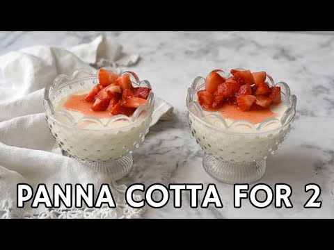 Panna Cotta for Two | No Baking Required