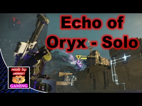 Destiny - Echo of Oryx Boss Fight (Entropy's Pinnacle Boss) - Solo in 1 minute