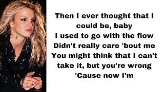 Britney Spears - Stronger (lyrics)