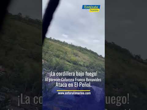 🚨 Ataque con drones en Nariño: un policía muerto tras hostigamiento en El Peñol #shorts