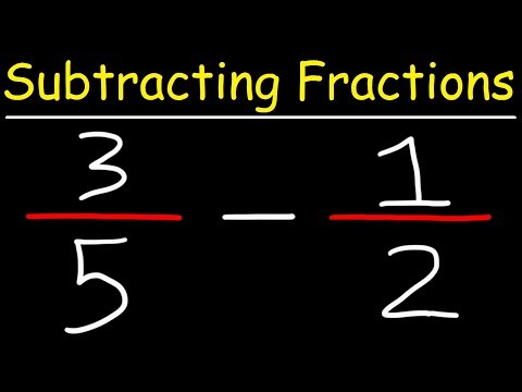 Subtracting Fractions
