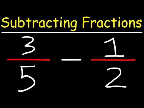 Subtracting Fractions Video