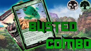 Busted Jumbo Cactuar combo on MTGArena!
