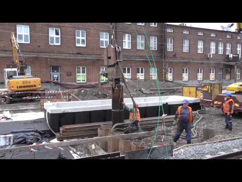 Železniční stanice Olomouc hl.n. | práce na 2.nástupišti