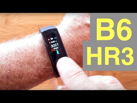 B6 (HR3) COLOR Screen IP67 Waterproof Continuous Heart Rate Smart Band: Unboxing & Review