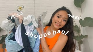 I spent P6,500  *too much* ON SHOPEE (loungewear, dressy sets, and MORE!) | Try-On Haul