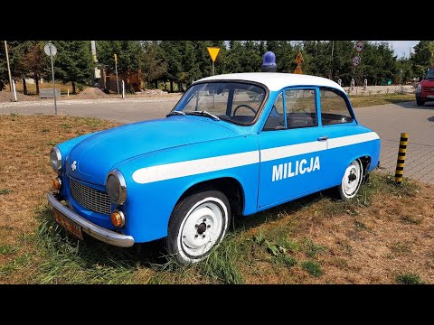 Syrena Milicyjna - Polish People's Republic Milicja Car MO