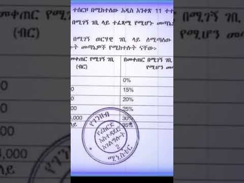 ግብር እና ታክስ | tax in Ethiopia (ታክስ አሰራር)  #ethiopia#propertytax#fuel and vehicletaxes#employmenttax