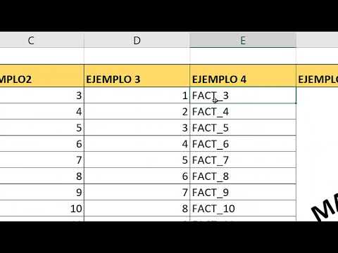 Como hacer numeración consecutiva en Excel (5 ejemplos distintos) 2019