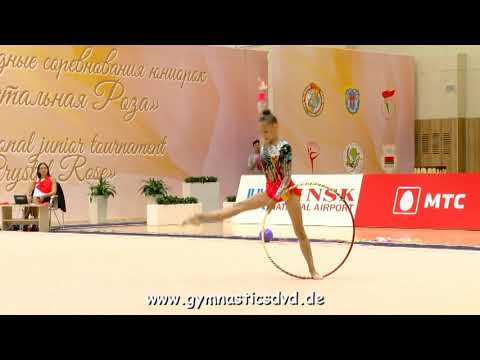 Sabina Bakatova (KAZ) - Junior 12 - Crystal Rose Cup Minsk 2018