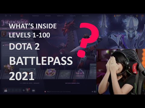Xhawn | Unwraping levels 1 to 100 Dota 2 Battlepass 2021 (Nemestice Battlepass)